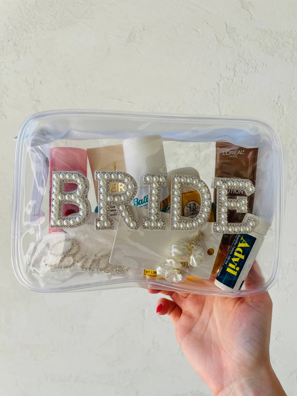 Pearl Bride Makeup Travel Bag