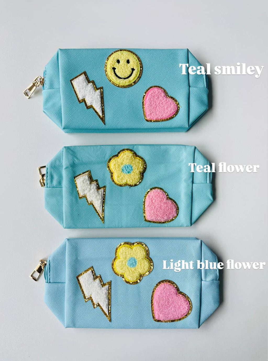 Cosmetic/ Skin Care Preppy Patch Travel Bags